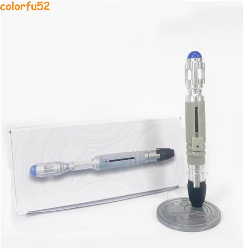 Replica Doctor Who Master 10th Metal Sonic Screwdriver Scalable LED Prop Collect