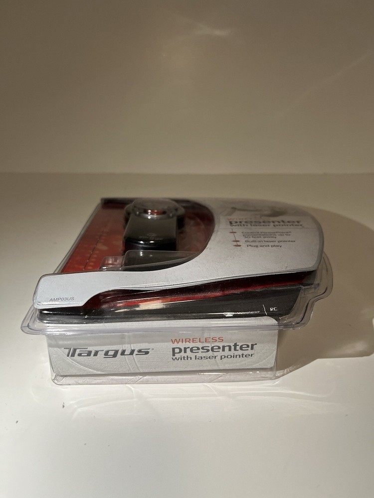 Targus Wireless Presenter Laser Pointer Remote AMP03US New & Sealed Genuine OEM