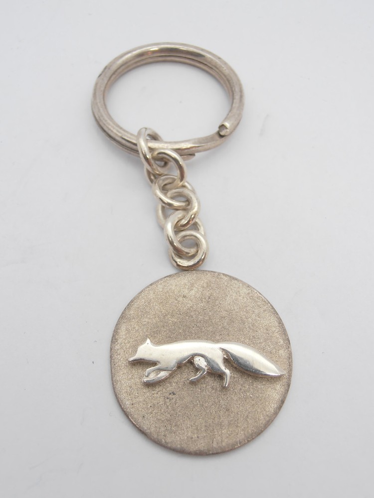 Fox: 925 Silver Keychain - Symbol of Cunning Cunning Intelligence