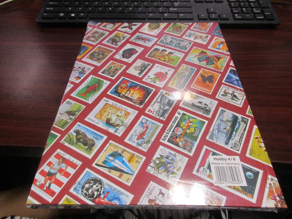 LIGHTHOUSE STOCKBOOK HB4/8,16 WHITEPAGES REDCOLOR COVER NEWIN SHRINKWRAP FREESHP