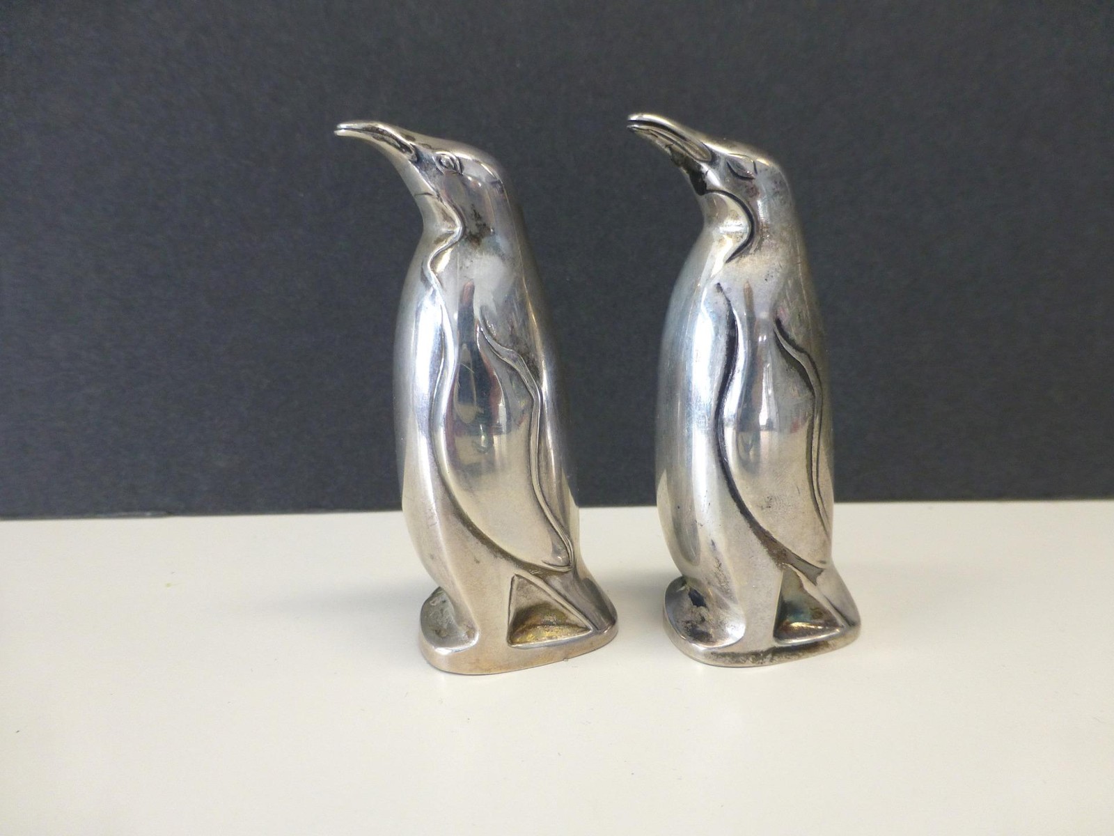 David Andersen Norway PENGUIN Figure Sterling Silver 925S Salt & Pepper Shaker