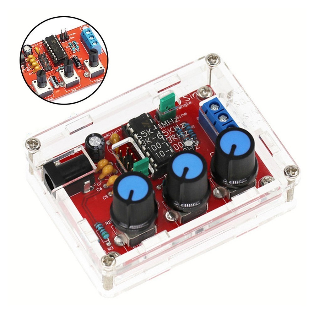 Precise signal generator for DIY projects Adjustable frequency up to 1MHz