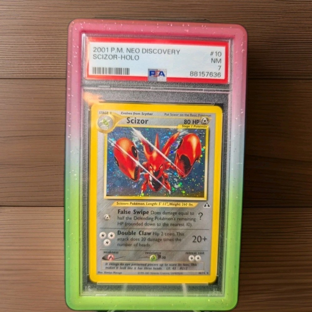 Gradient PSA Bumper Pro Guard - Graded Card Slab Skin Case Pokemon | Neon Night