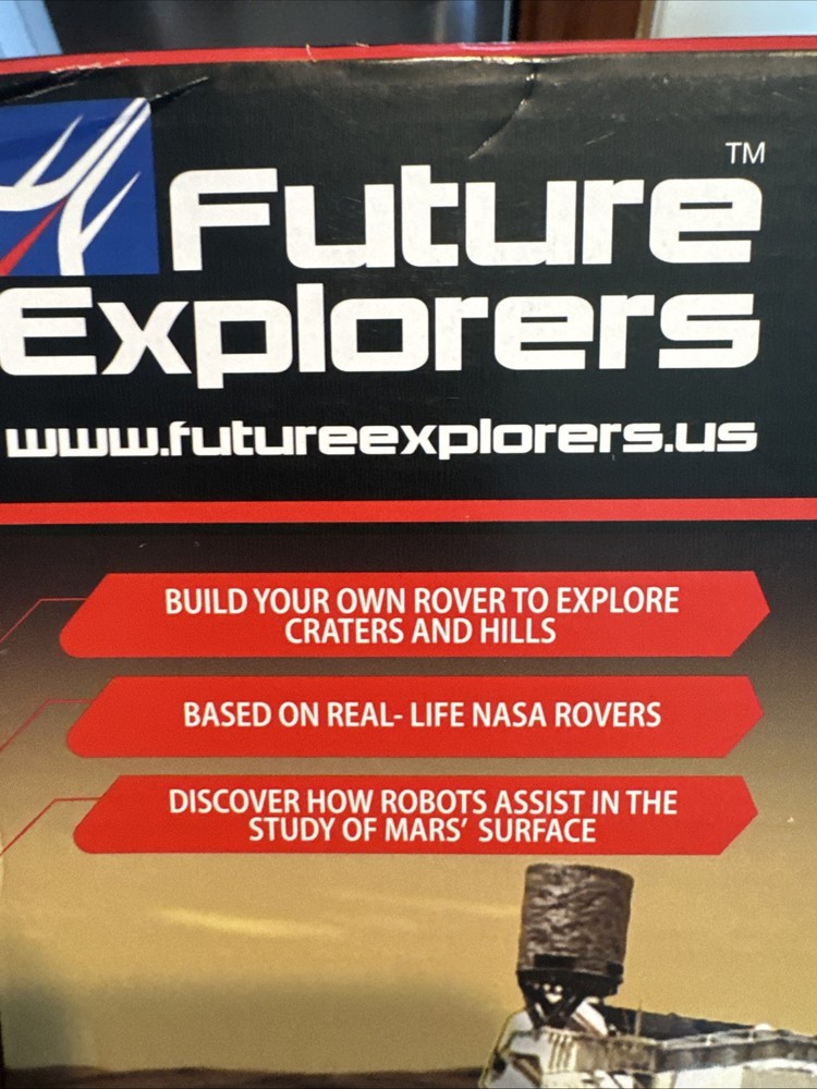 NASA Future Explorers - Mars Rover Build & Model STEM Powerful Motor Robotic Arm