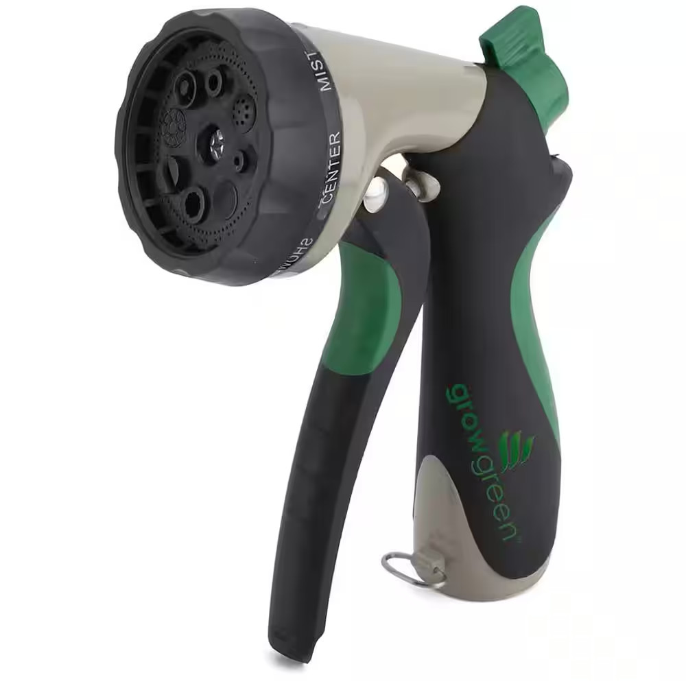 8-Pattern Front-Trigger Garden Hose Nozzle