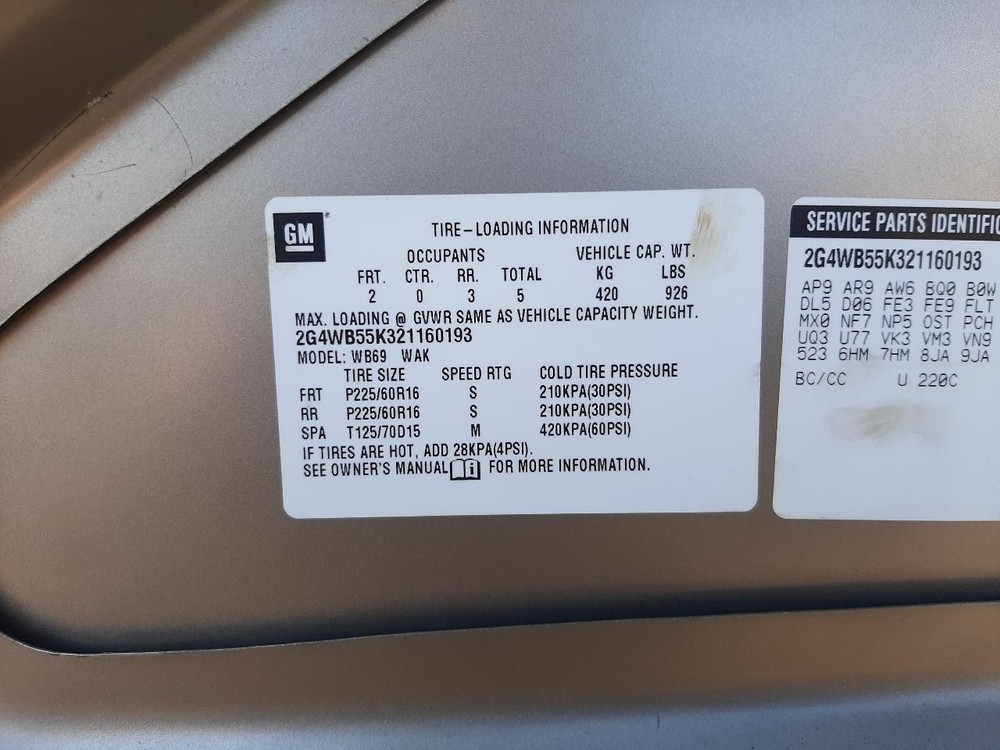 REGAL 2002 High Mounted Stop Light 935836