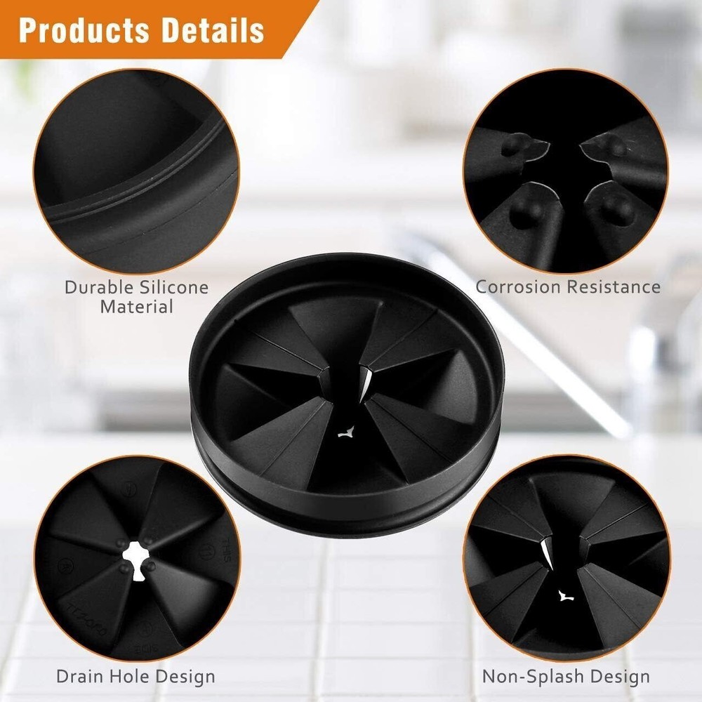 2 pcs Sink Baffle QCB-AM, Replace for Evolution Series Garbage Disposal Splash