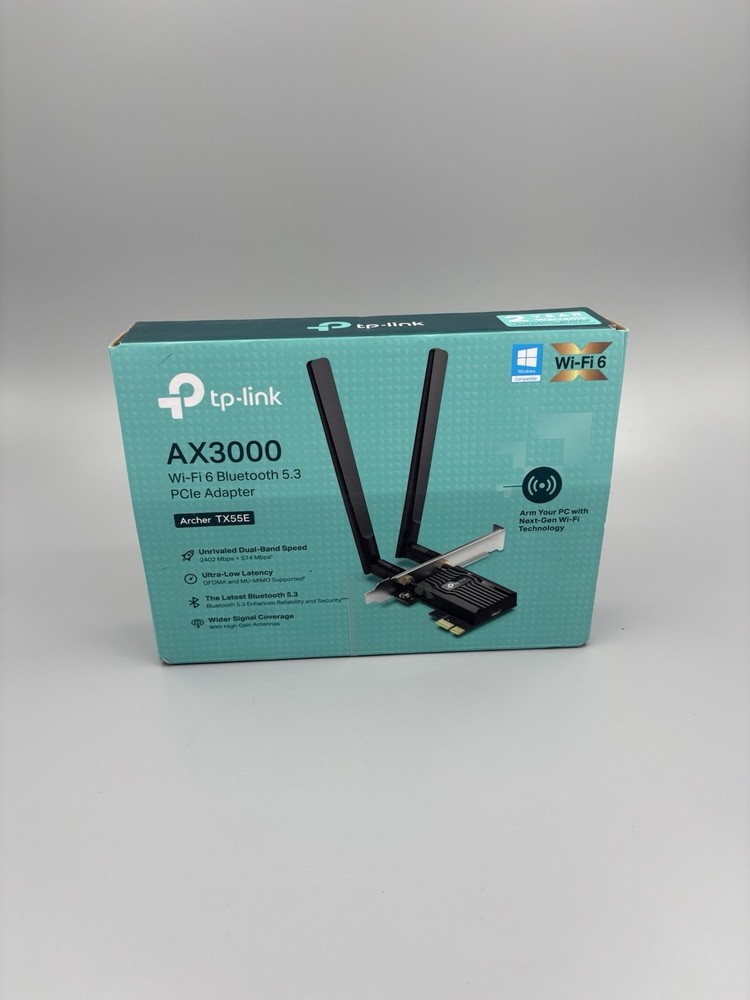 TP-LINK Archer TX55E AX3000 Wi-Fi Bluetooth PCIe Adapter