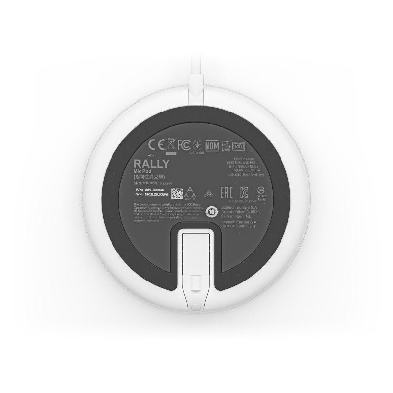 Logitech 952-000038 Microphone White Desktop Microphone