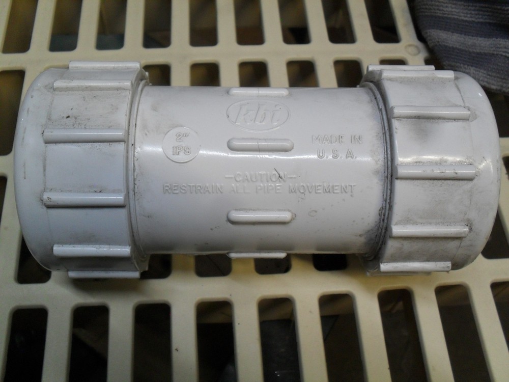 KBI  2" Straight Pvc coupling