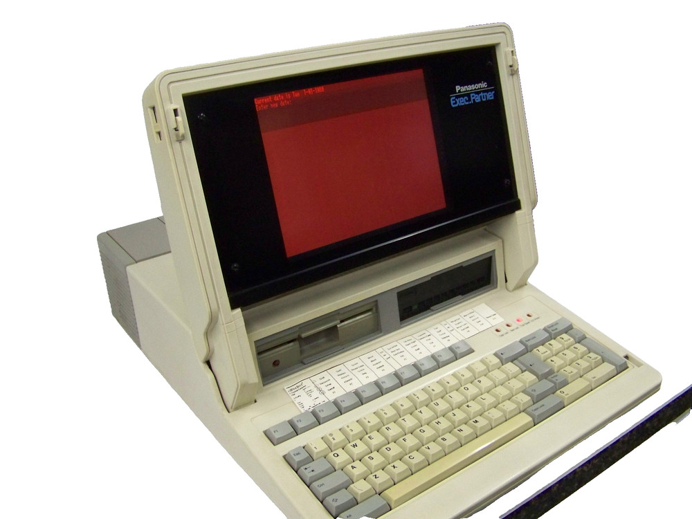 Vintage Panasonic Exec Partner FT-70 Intel Early Plasma Display