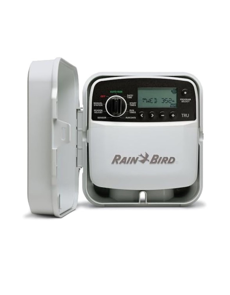 Rain Bird TRU8O Program-Based Indoor/Outdoor Irrigation Sprinkler Controller NEW
