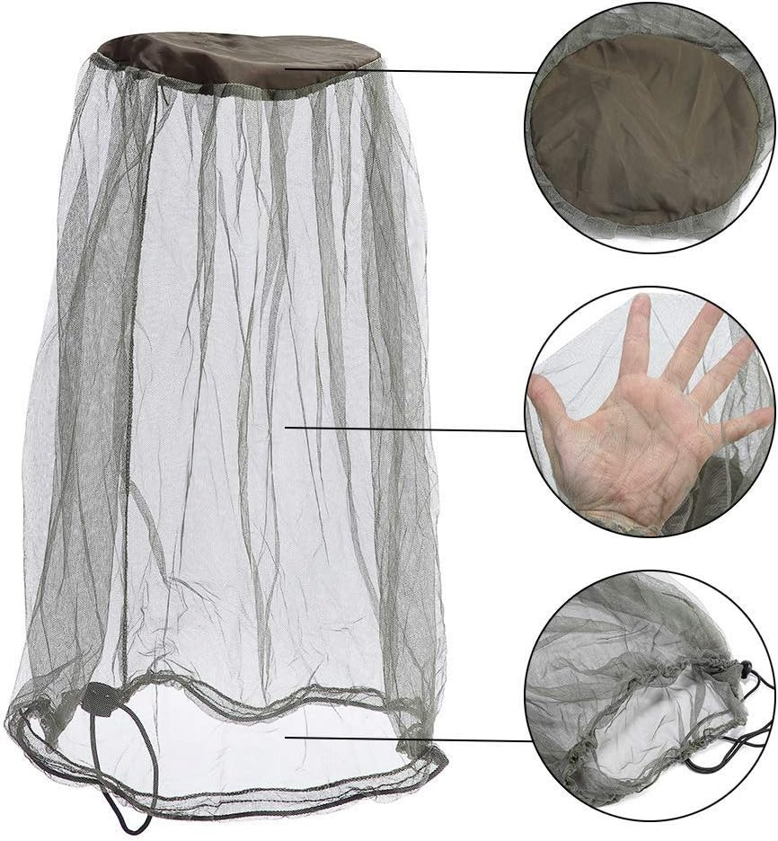 2 Mosquito Head Net with Carry Bag