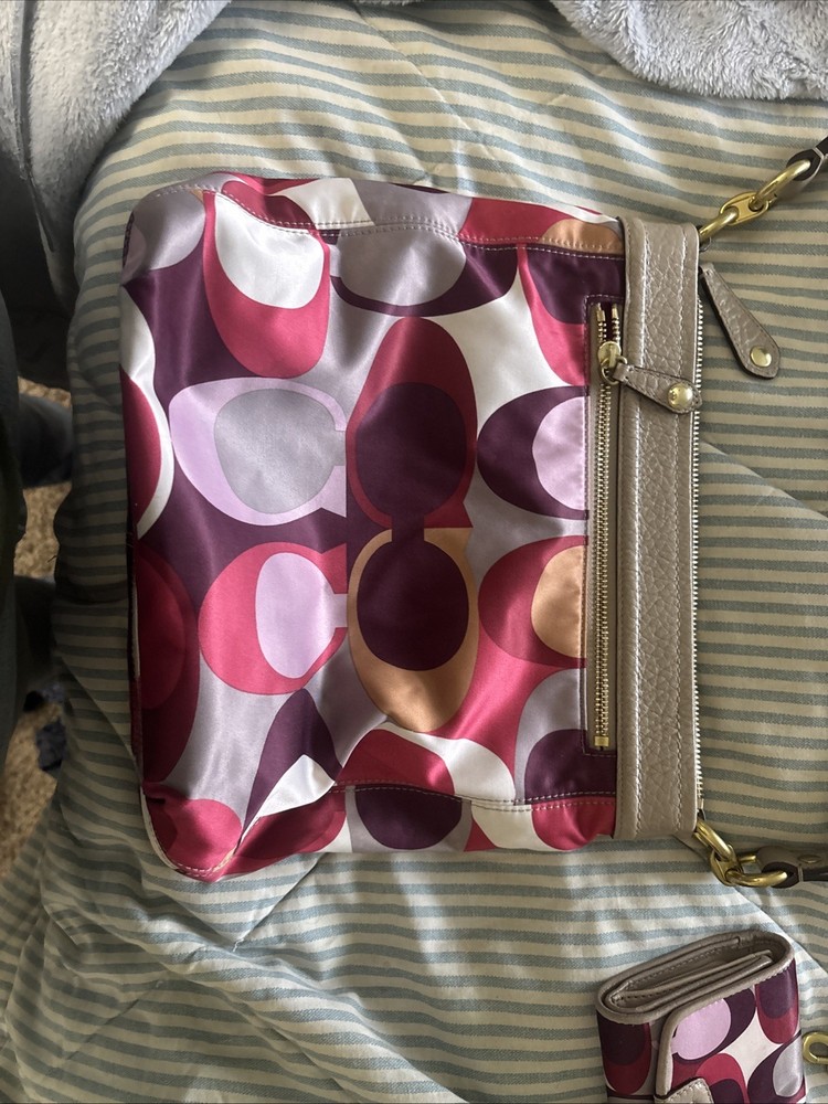 Coach Ashley Shoulder Handbag With Wallet