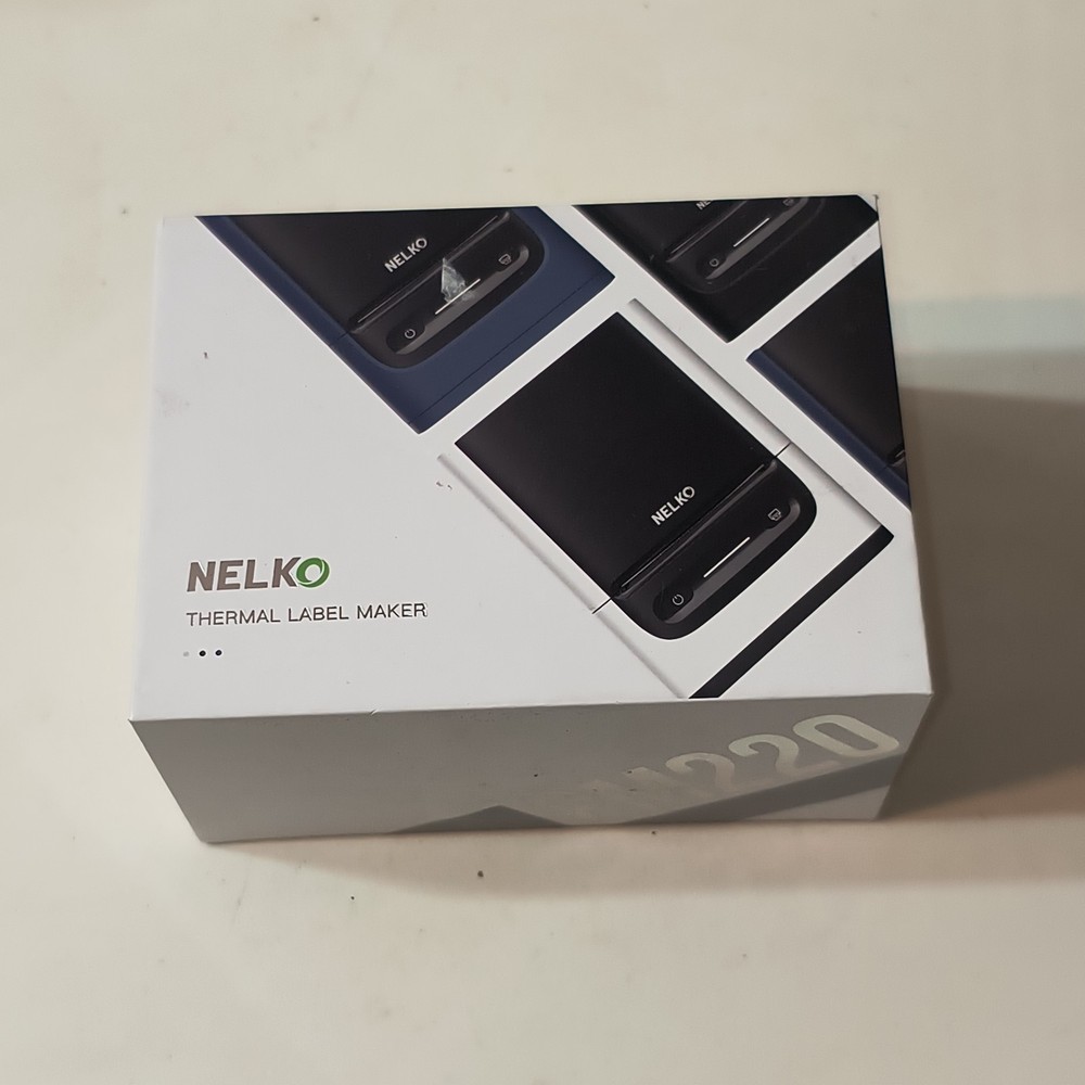 Nelko PM220 Thermal Label Maker Bluetooth Portable Printer NEW Open Box TESTED