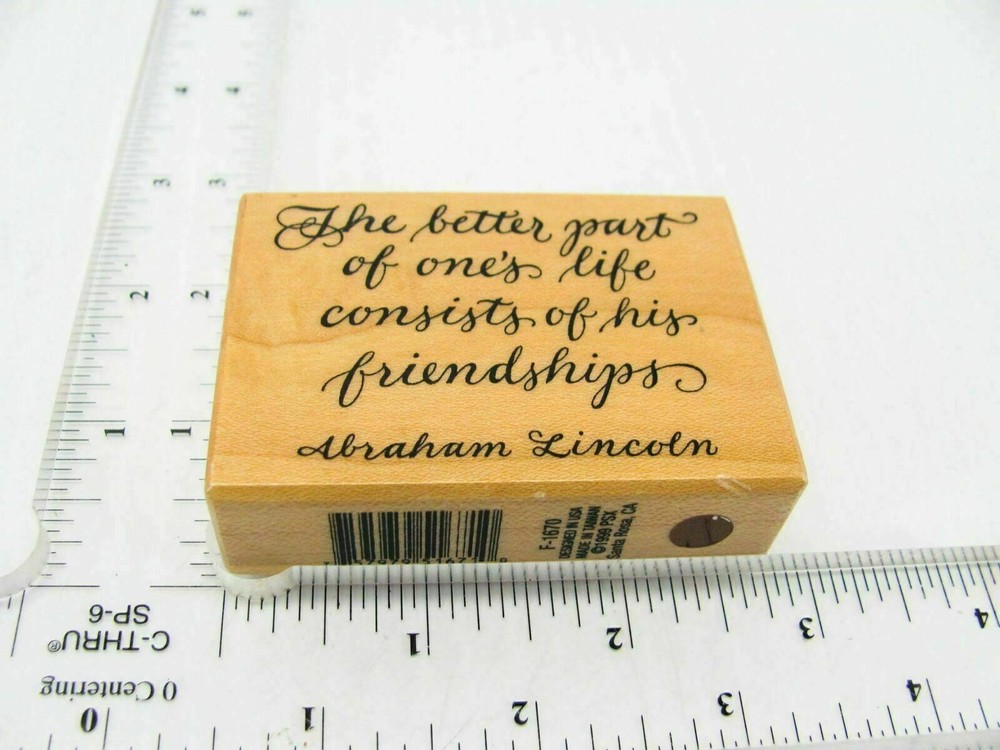 Friendships Rubber Stamp - Stamp Set A679