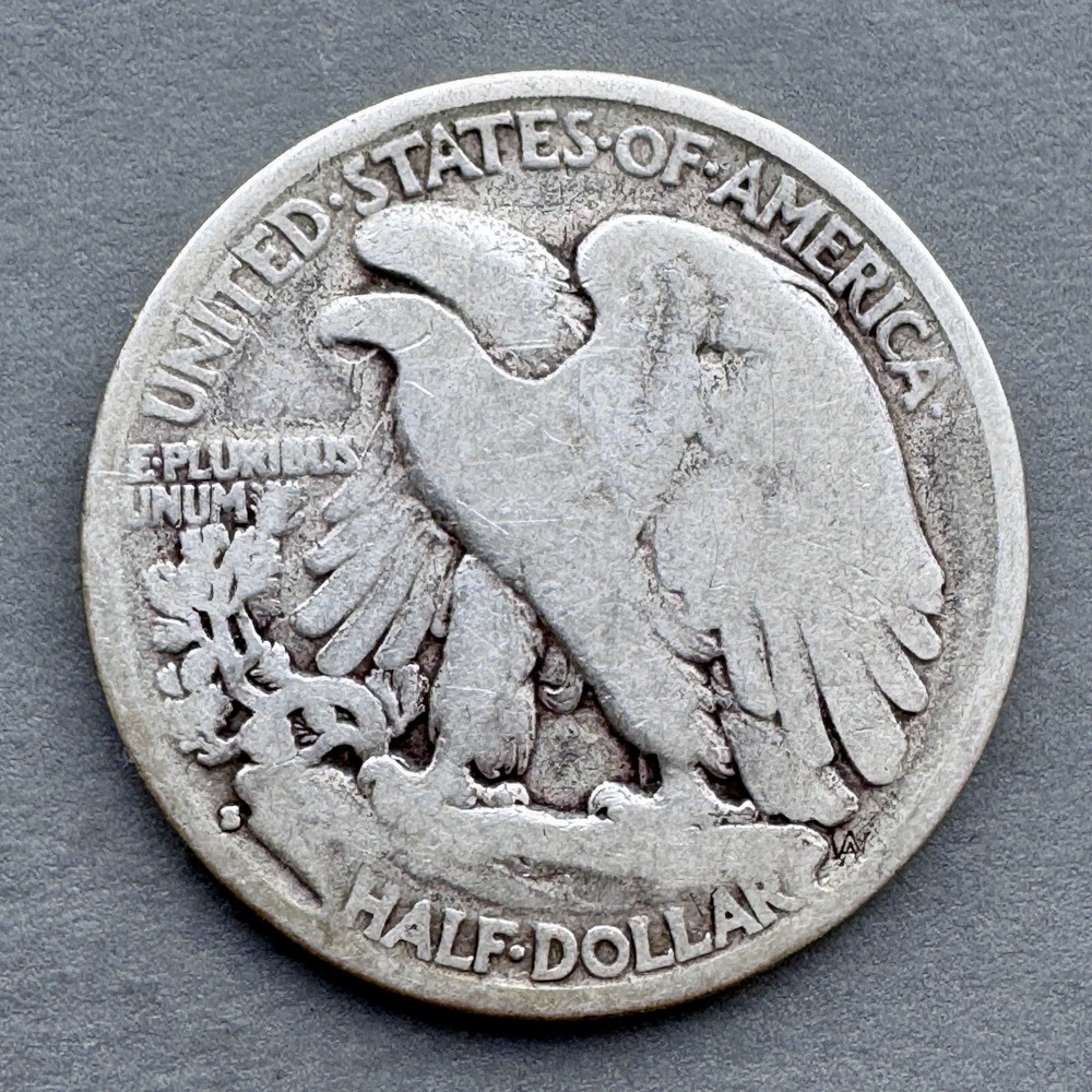 1936-S Walking Liberty Half Dollar, Rarest Mint, 90% Silver