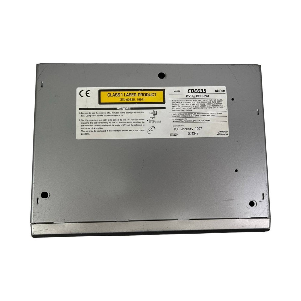 Clarion CDC635 CD changer player Includes CAA-355 Magazine - NO Cables