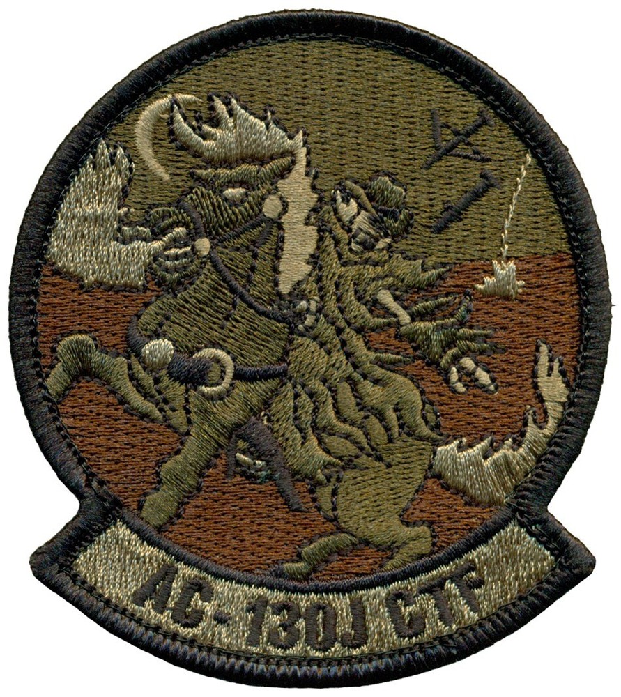 USAF 417th FLIGHT TEST SQUADRON  AC-130J  COMBINED TEST FORCE PATCH - OCP