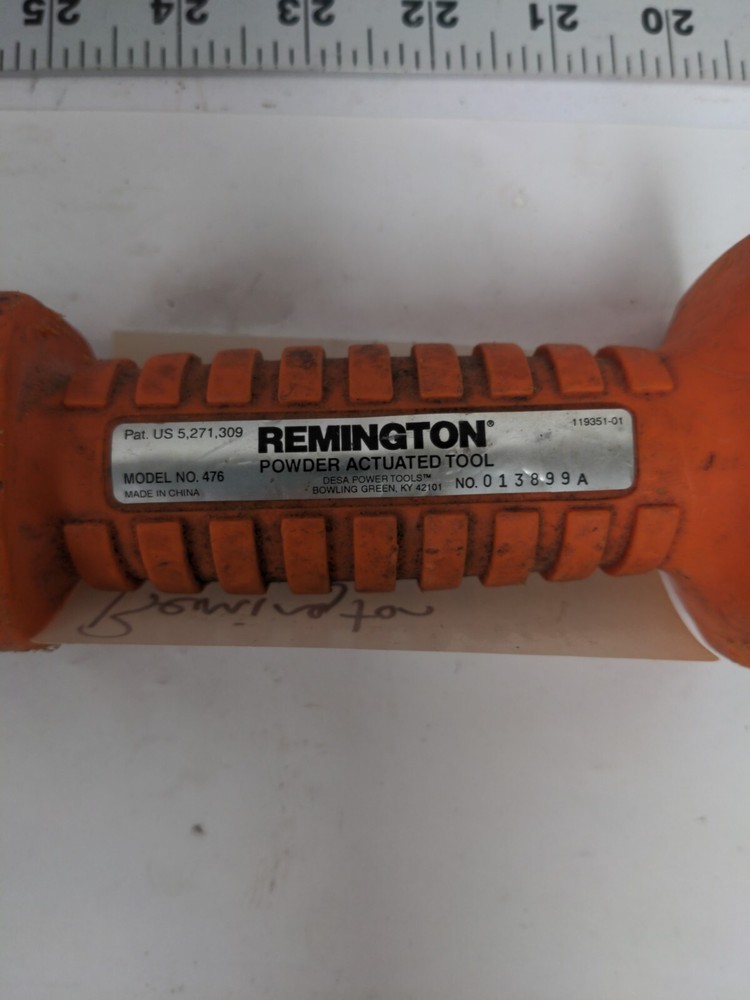 Remington Powder Actuated Hammer Tool Model No.476
