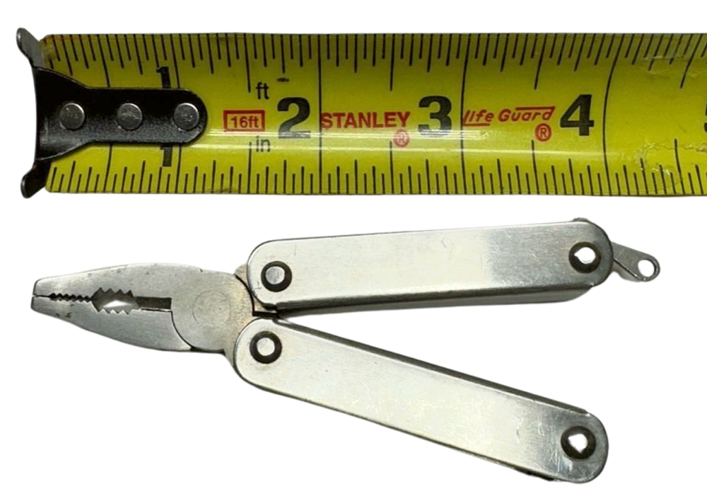 Stainless Multi-Tool Pliers, Wire Cutter, Knife, File & Screwdriver