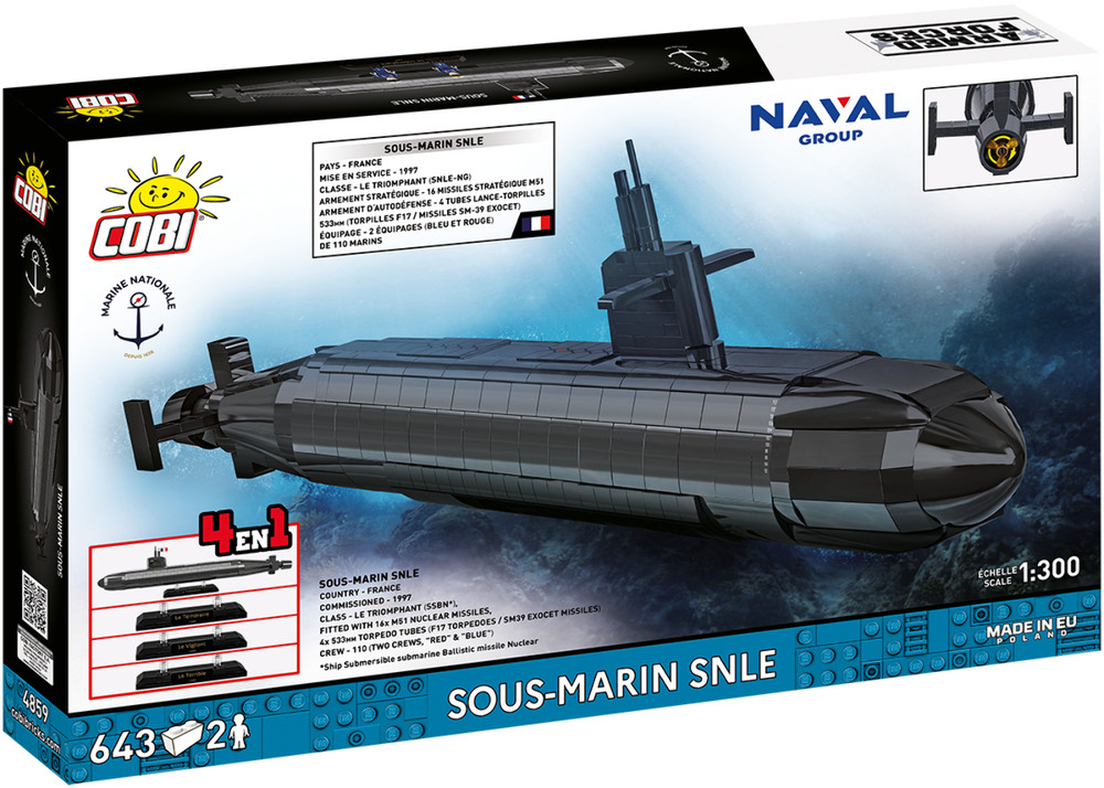 COBI Sous-Marin SNLE Set 4859