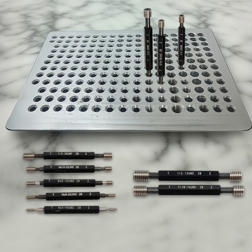 10Pcs -Precision Double End Thread Plug Detection Gauge American Thread Bore