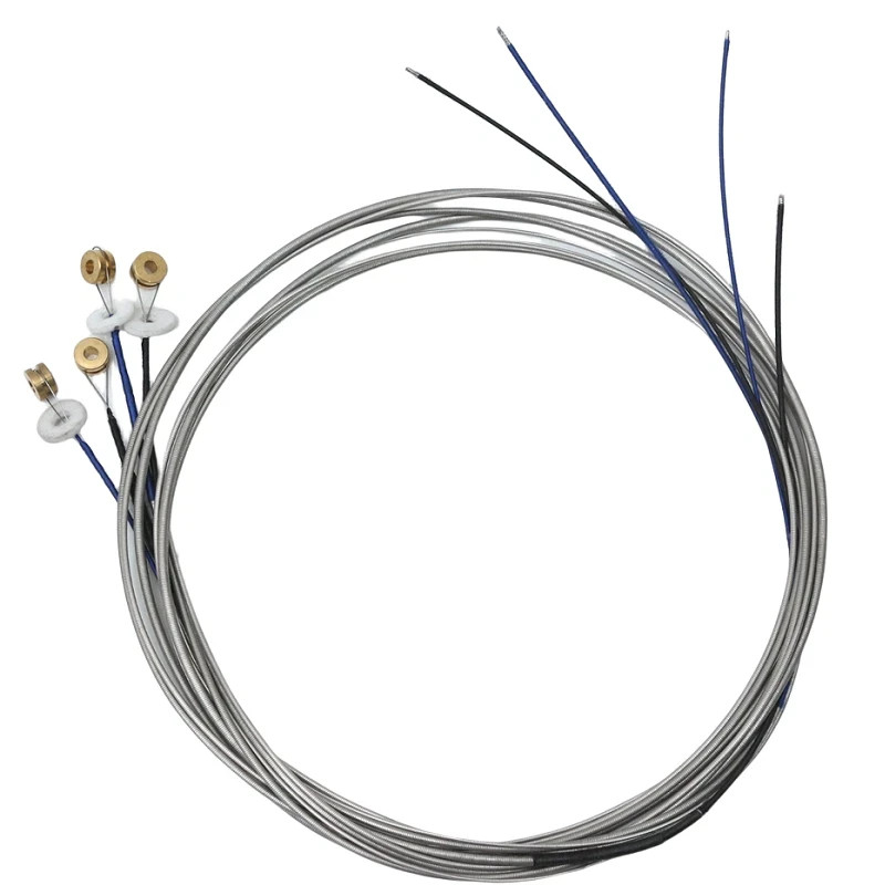 1sets Double Bass Strings, 3/4-4/4, Contrabass String G D A E German Silver