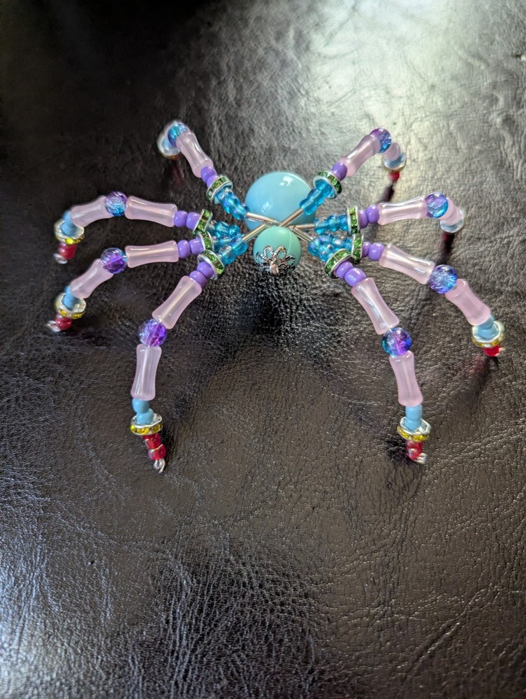 Handmade Beaded Spider (easter)