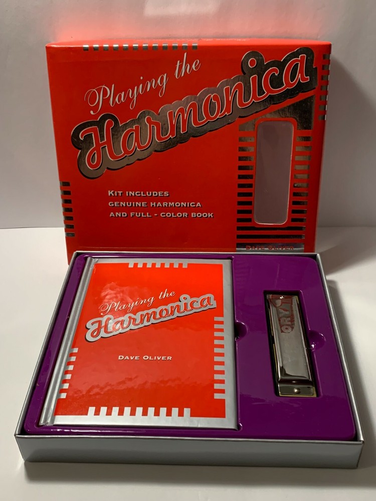 Playing the Harmonica Kit Includes Genuine Harmonica & Full Color Bk Dave Oliver