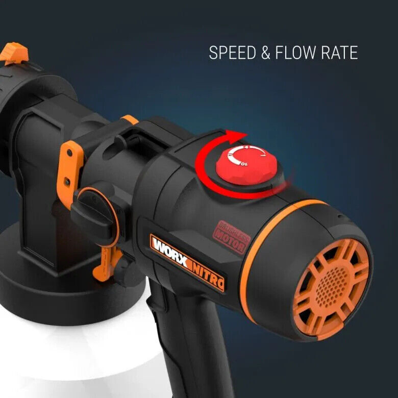 WX020L.9 WORX Nitro 20V Cordless Paint Sprayer with Brushless Motor - Tool Only