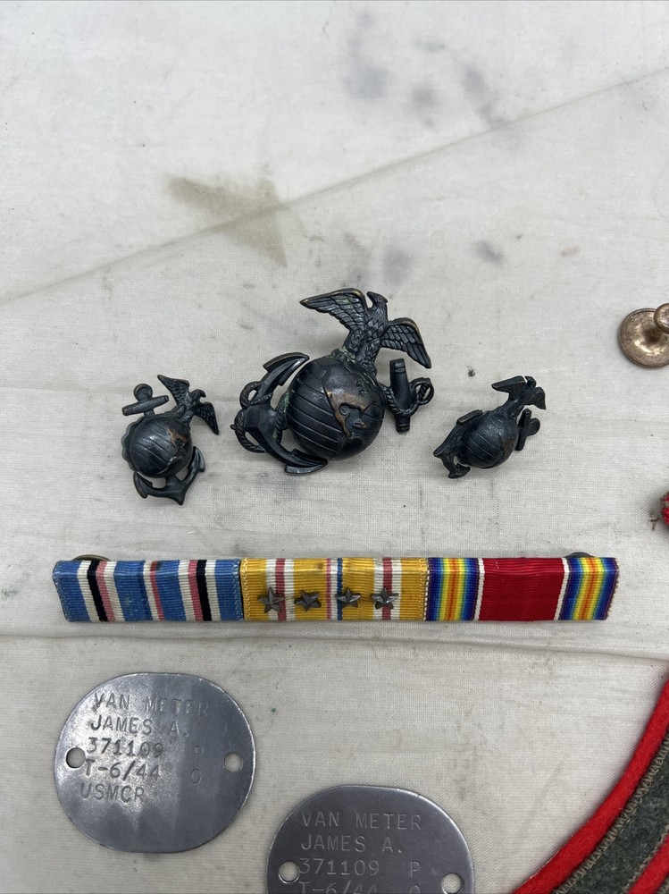 WW2 US 3rd Marine Air Wing VMF Dog Tag Grouping ID’d With Research (KB