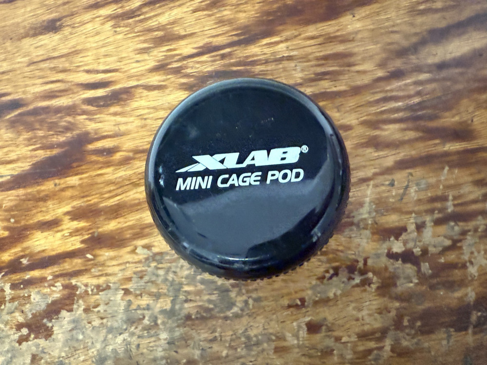 XLAB Mini Cage Pod Black Screw top Waterproof Storage for tools and essentials