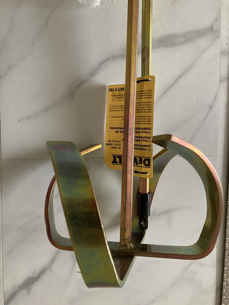 2 Dewalt Drywall Mud Mixers 32" Shaft