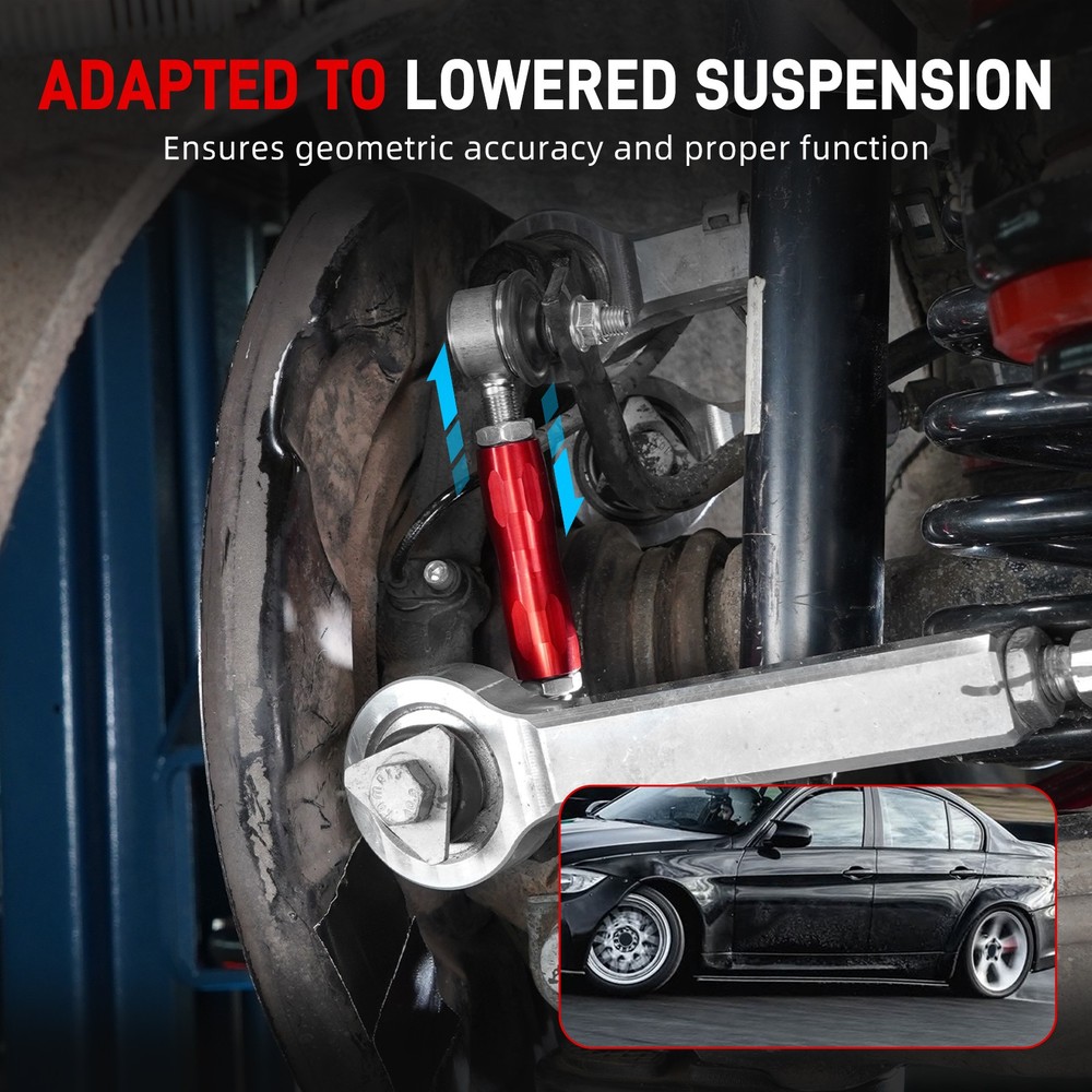 Rear Suspension Adjustable Sway Bar Links For BMW E90/E91/E92/E93 2005-2013