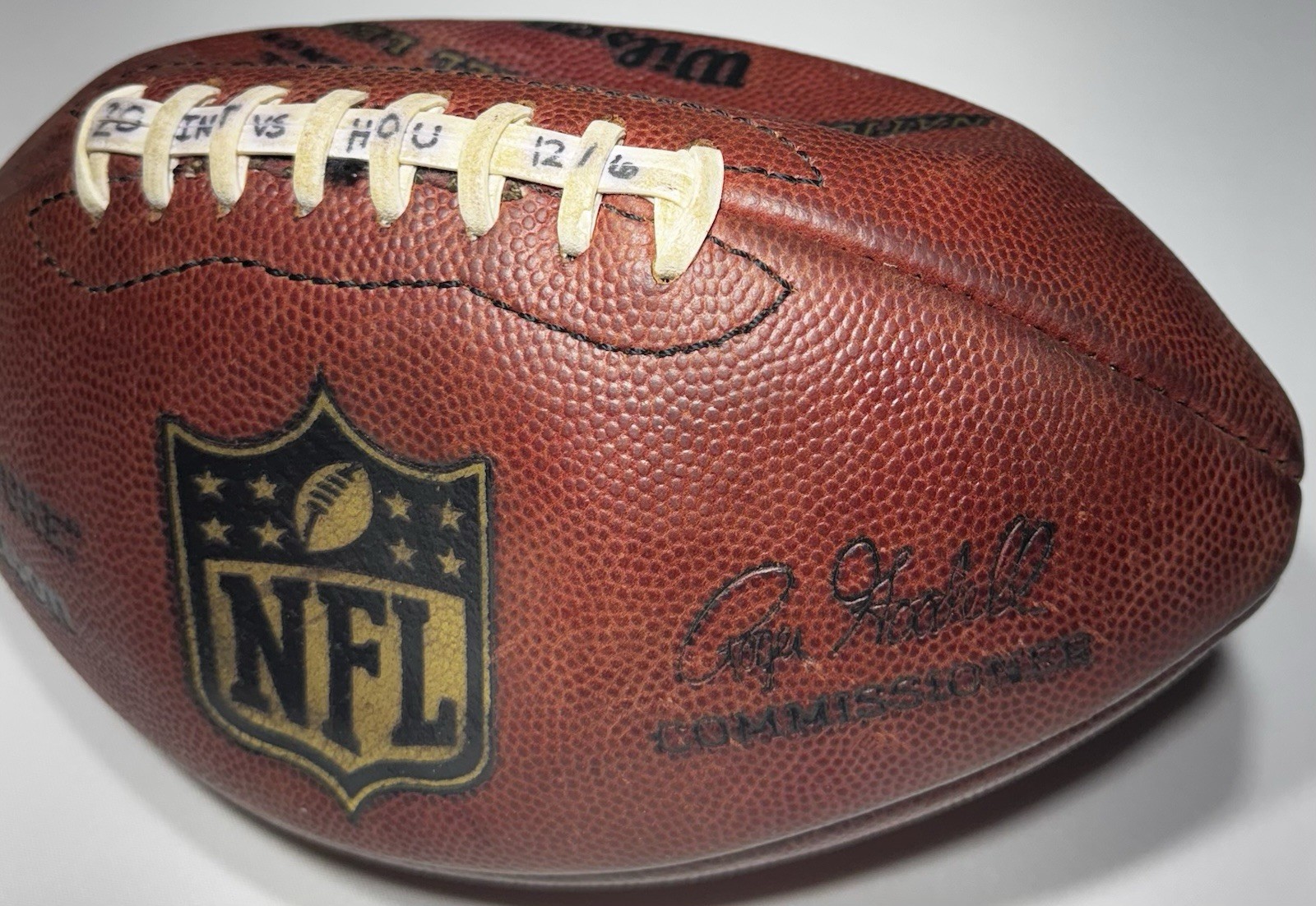 Jaguars Anthony Smith Game Used Career INT #6 12/6/2009 vs Houston Texans