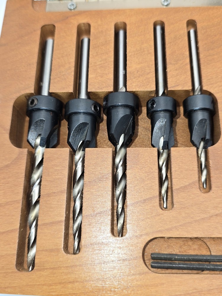 Fuller Countersink Set In Wooden Box Tool Set