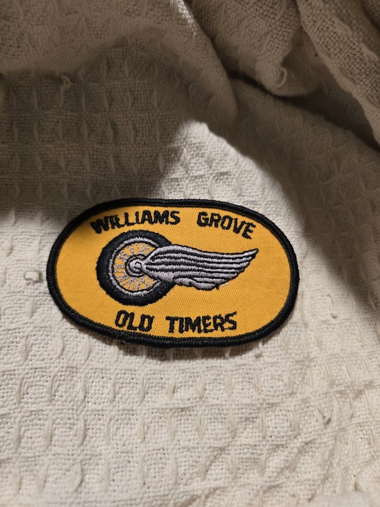 Vintage Williams Grove Old Timers Embroidered Patch