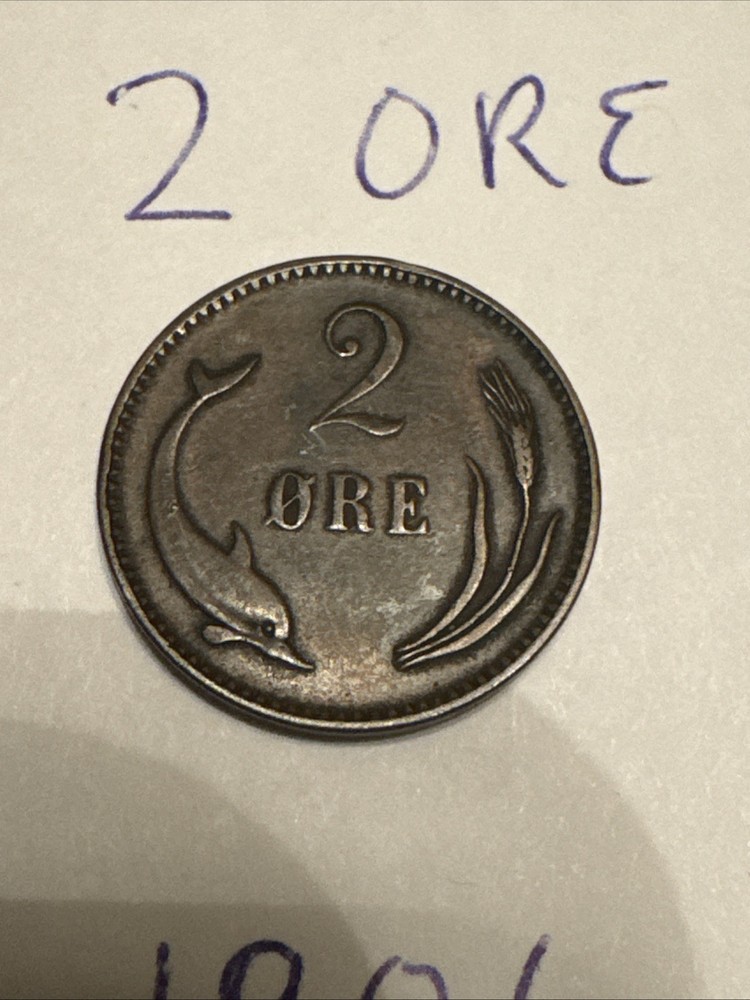 Denmark - 2 Ore 1906 King Christian IX