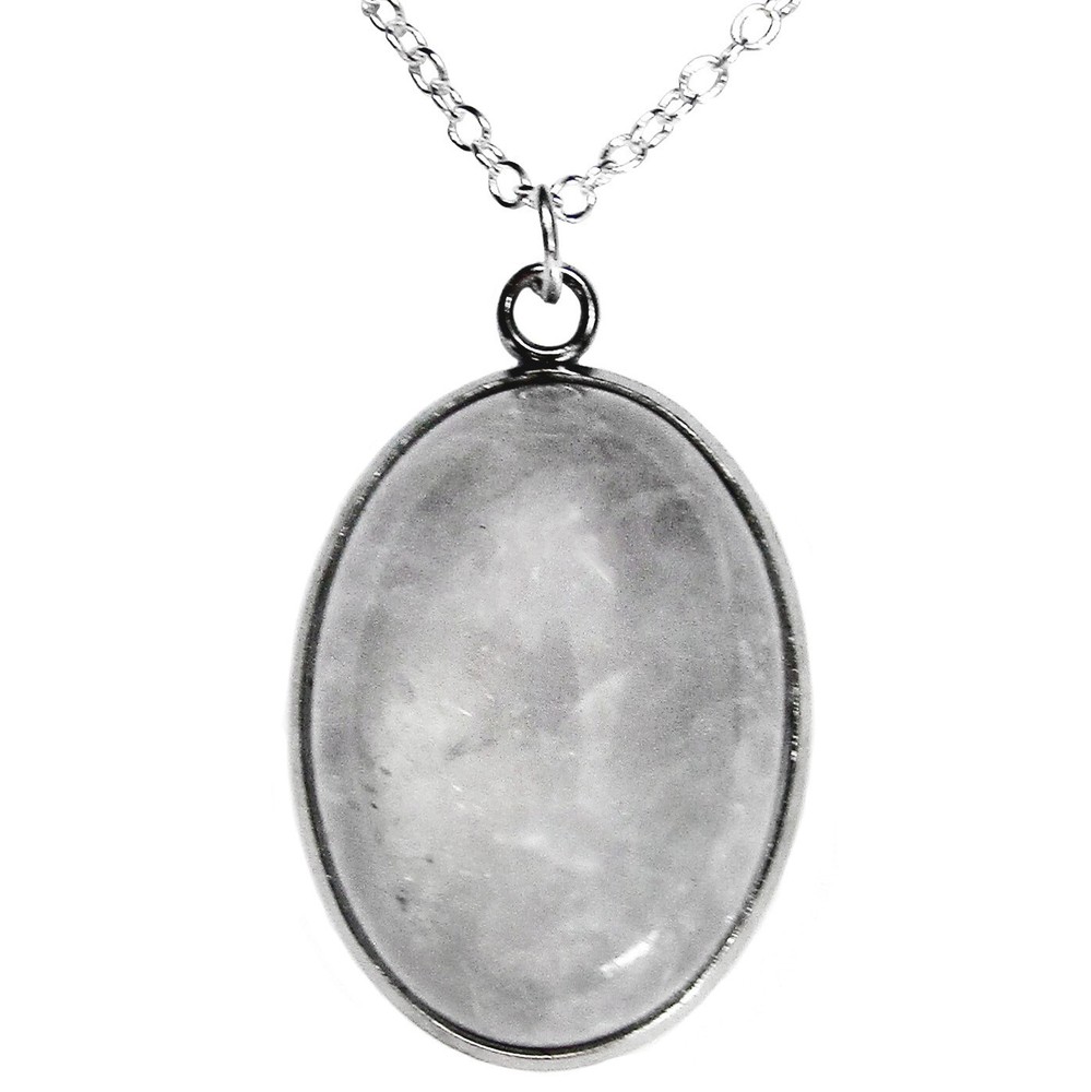 Gemstone Necklace - WHITE QUARTZ