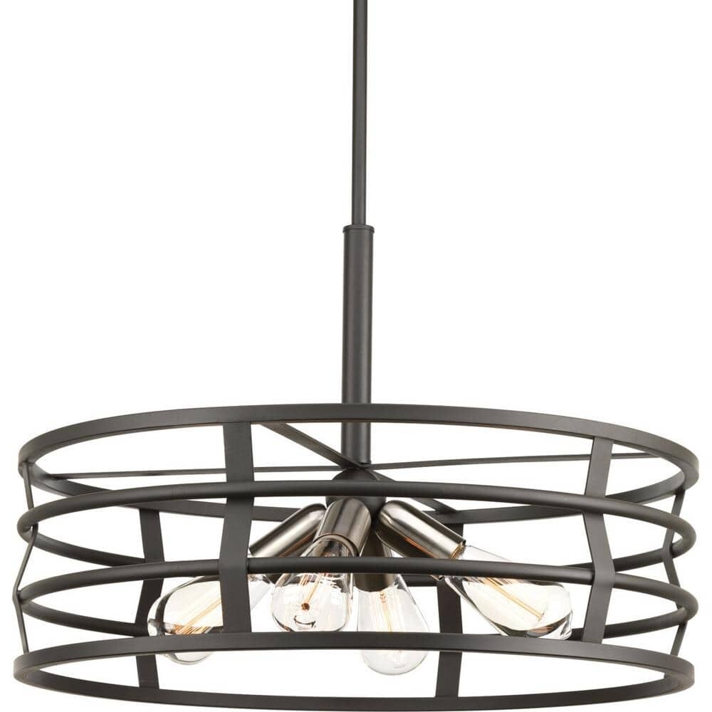 Remix Collection 4 -Light Graphite Pendant by Progress Lighting