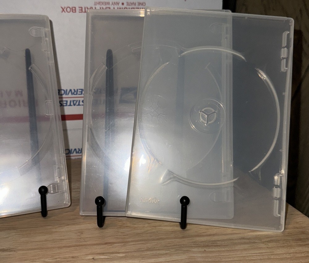 5 TRANSPARENT 1 Disc Skinny DVD , Replacement Cases