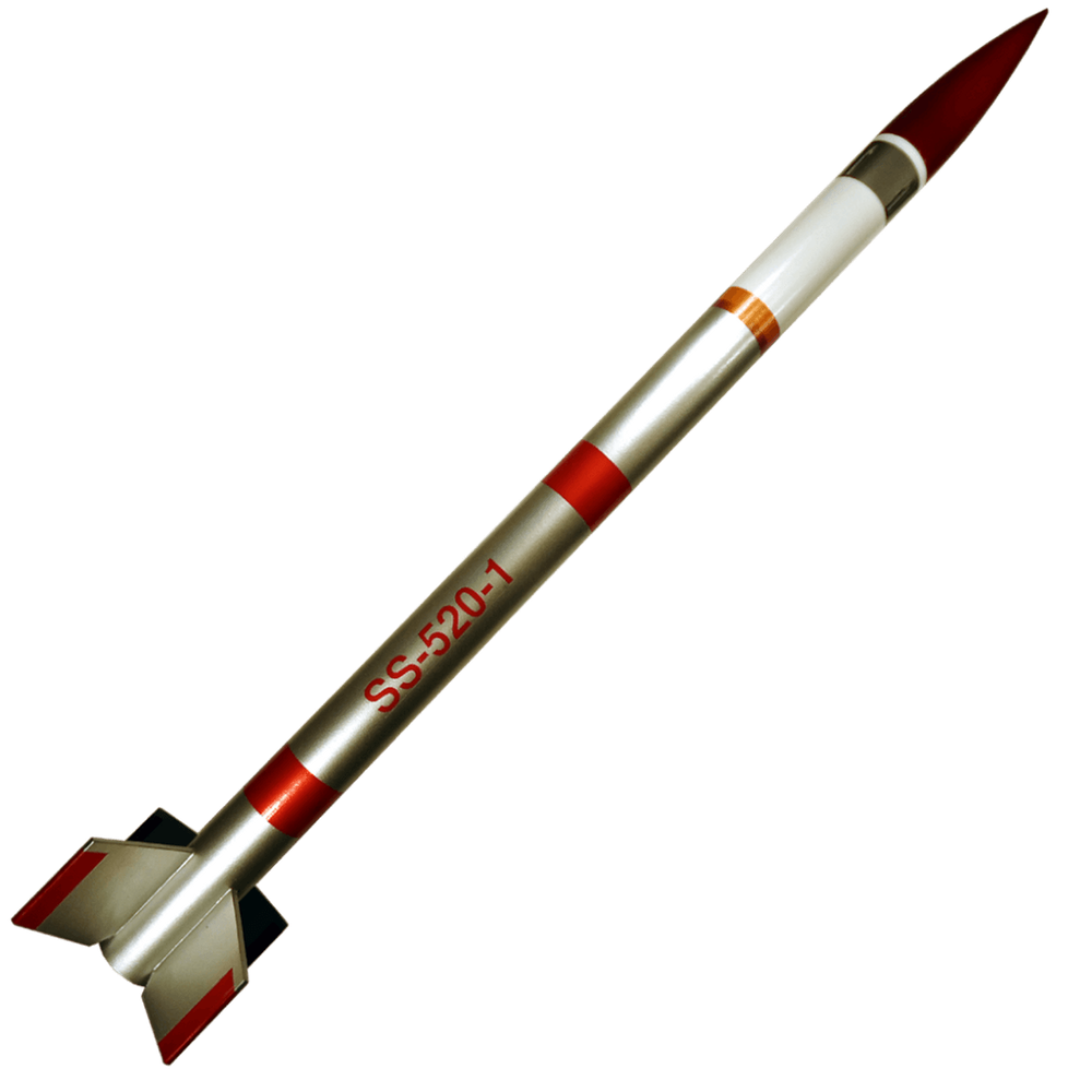 Rocketarium Flying Model Rocket Kit SS-520 Cluster(2) ROC-RK-1031