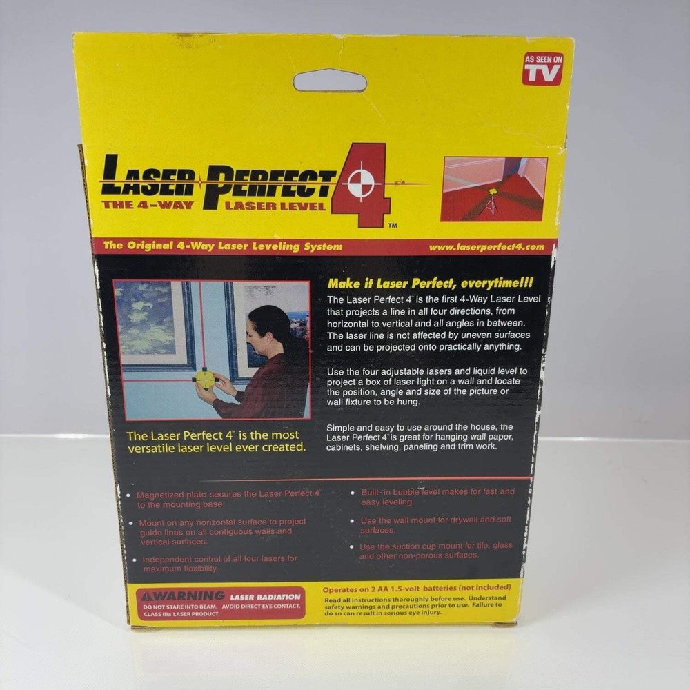 New Laser Perfect 4 Way Laser Level