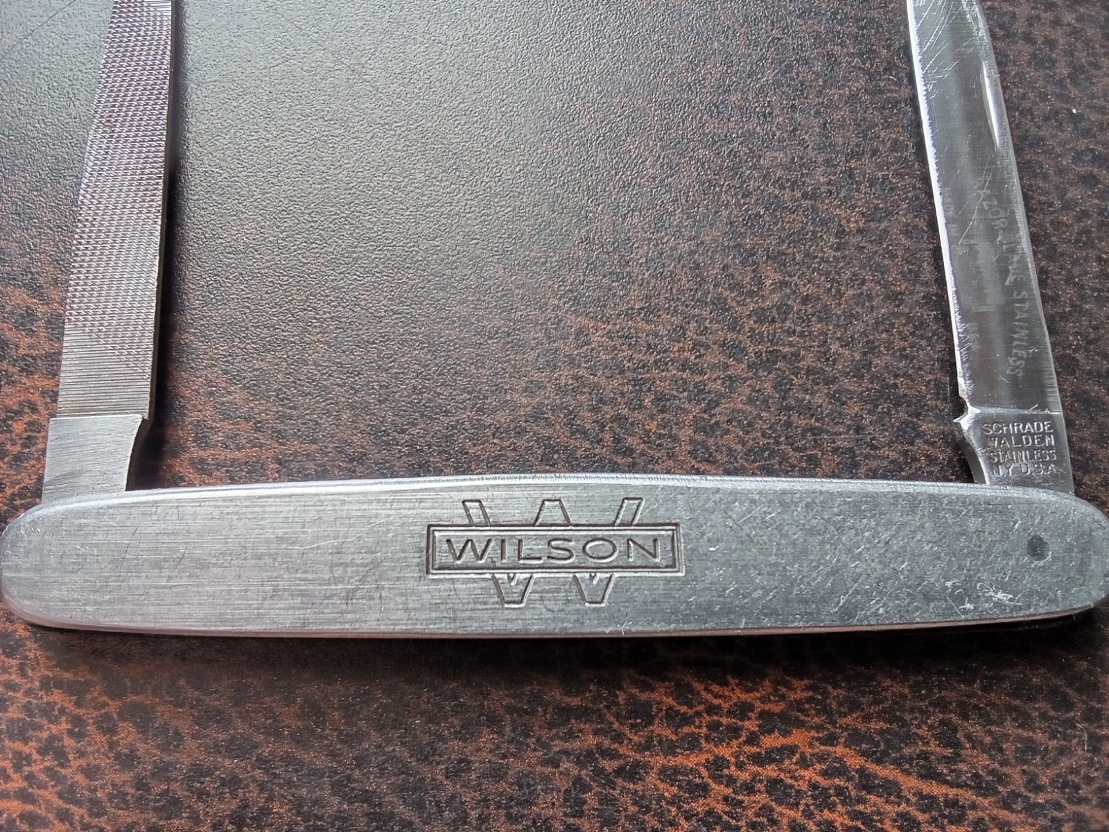 Vintage Schrade Walden NY USA 778 Gentleman's Pocket Knife Wilson Logo