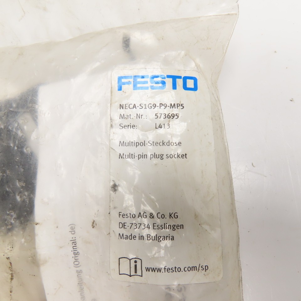 Festo NECA-S1G9-P9-MP5 Multi-Pin Plug Socket Sub D