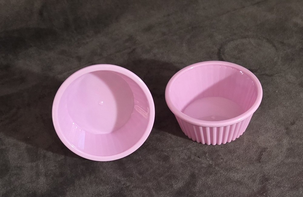 Pink  Single  Heavy plastic cupcake holder decor
