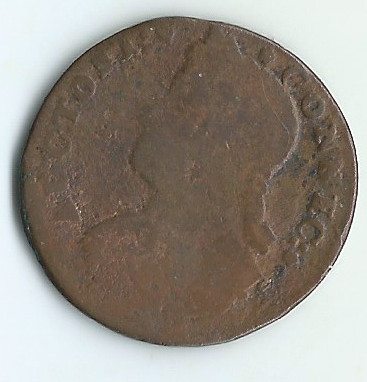 1887 CONNETICUT COPPER
