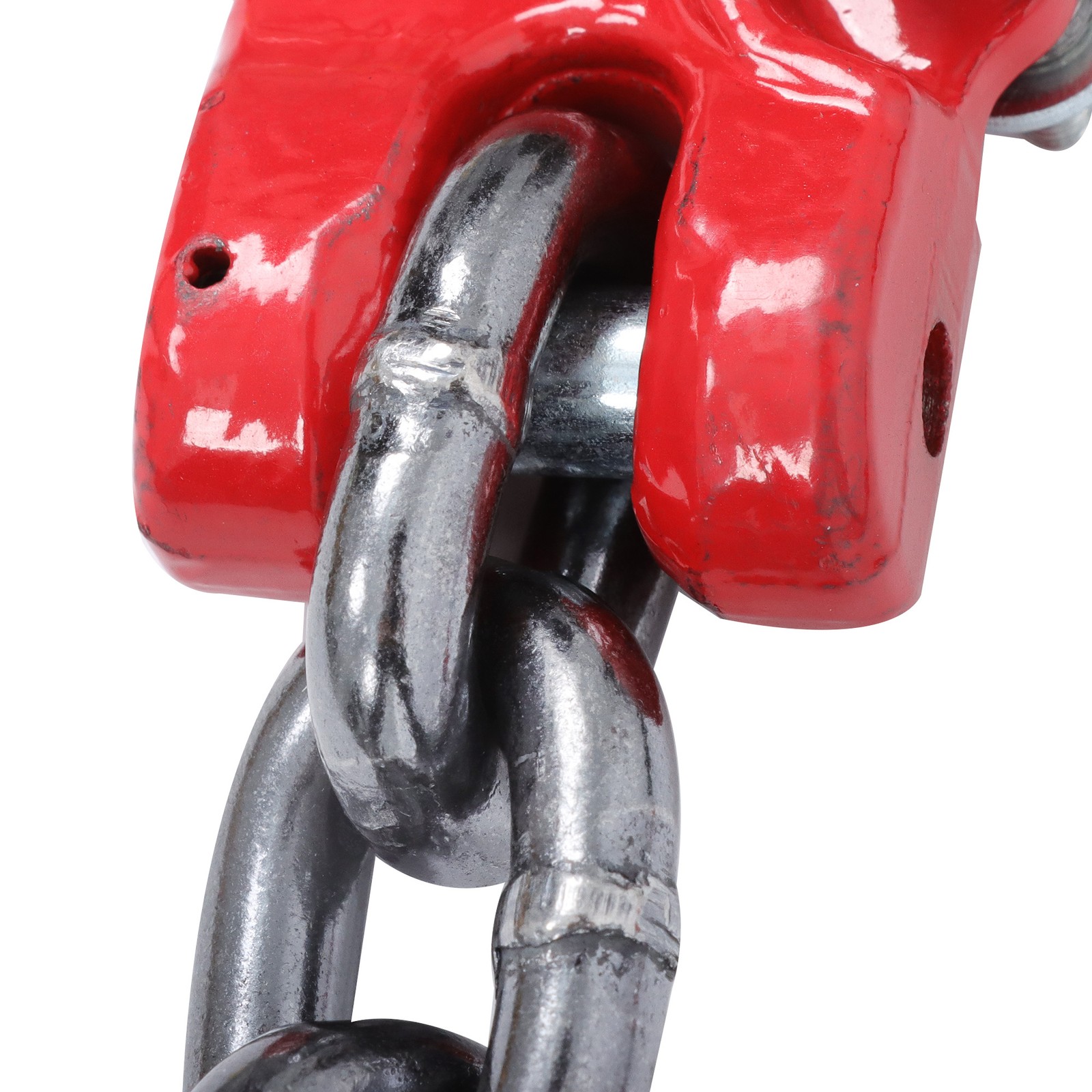 Chain Sling 3/8" x 10Ft 7100lbs G80 Lifting Chains with 2 Legs & Adjuster Hooks