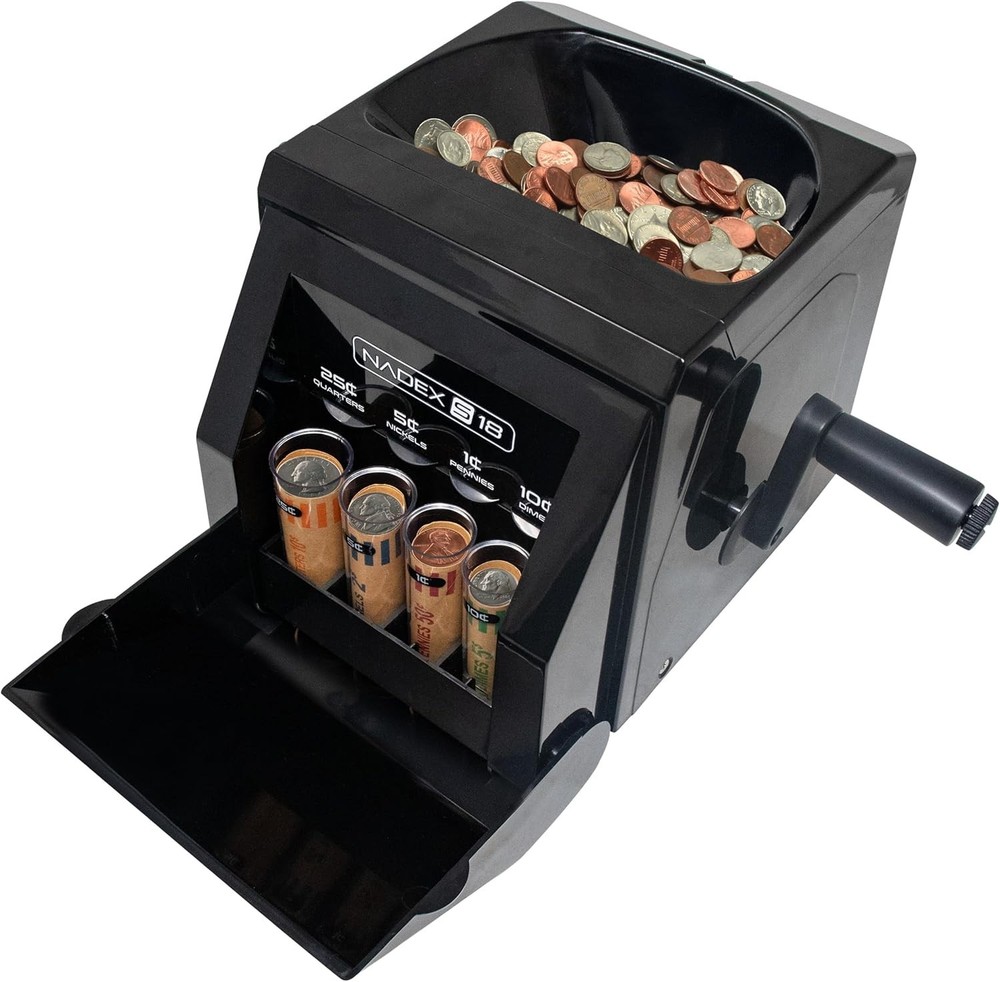 S18 Manual Coin Sorter and Wrapper